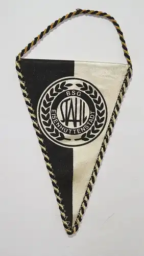 Alter Wimpel BSG Stahl Eisenhüttenstadt 