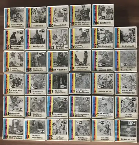 DDR Rollfilm Märchen Dia DEFA 93 bis 362 Color Bildband