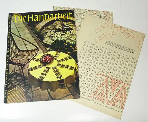 Die Handarbeit DDR Zeitschrift 2  1965 Schnittmuster