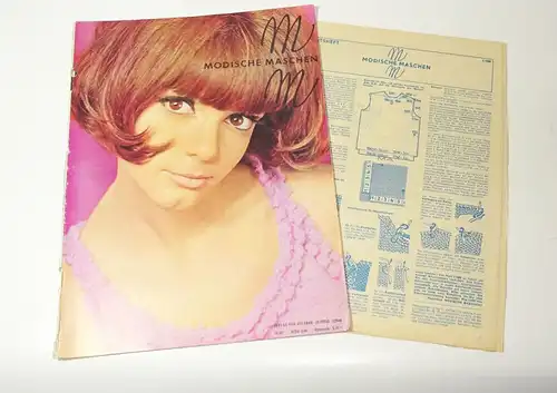 Modische Maschen DDR Zeitschrift Schnittmuster 2  1966