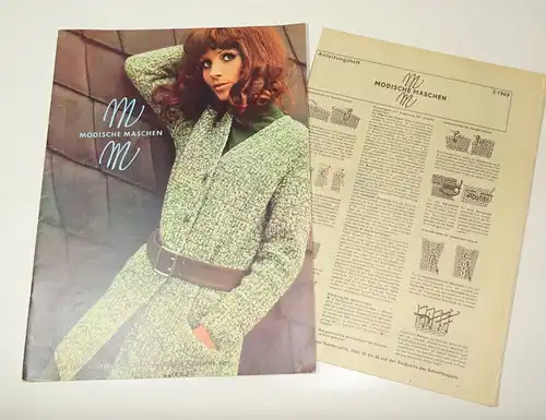 Handarbeit DDR Zeitschrift 3  1969 Modische Maschen