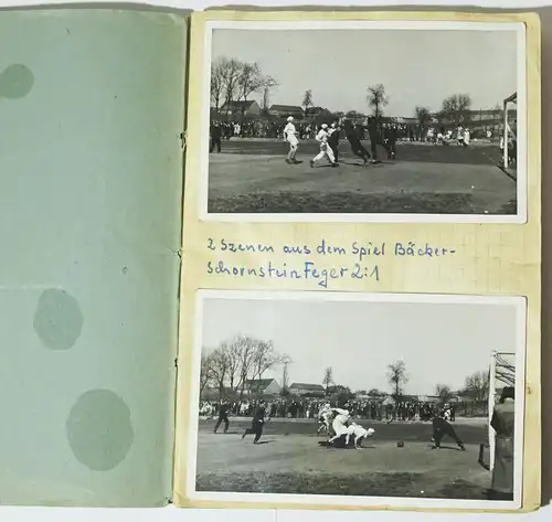 Heft BSG Empor Görlitz Fussball Spiele Fotos Ausschnitte 1952 Berlin Ottendorf !