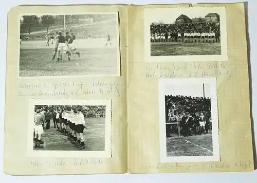 Heft BSG Empor Görlitz Fussball Spiele Fotos Ausschnitte 1952 Berlin Ottendorf !