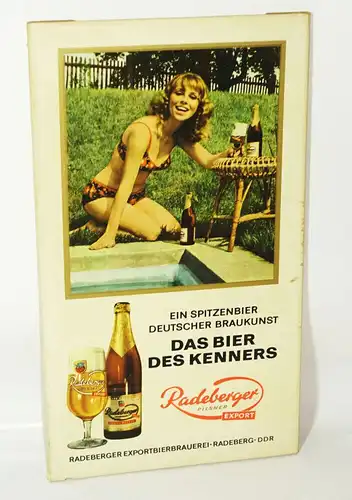 DDR Pappschild Radeberger Pilsner Export Reklame Werbung