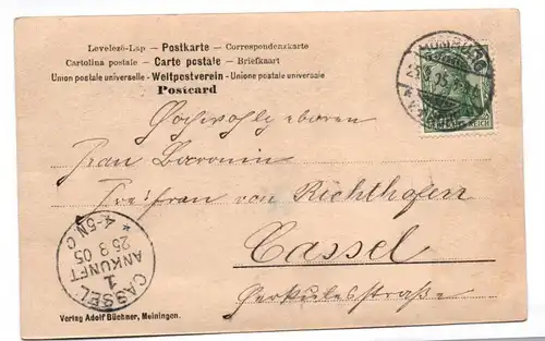 Schauspieler Ak Martha Grösser Spier 1905 Autograph