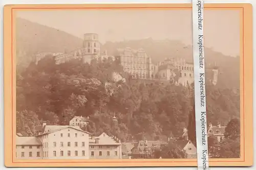 Albumin Foto Kabinettfoto Heidelberg um 1880 Franz Richard Hofphotograph (F2578