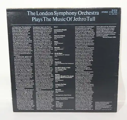 The London Symphony Orchestra Jethrotull Ian Anderson Amiga 856204