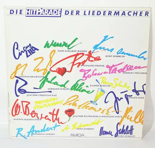 Amiga 845293 Die Hitparade der Liedermacher Vinyl LP 