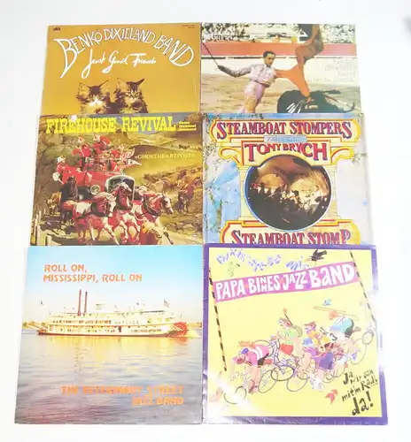 Konvolut Schallplatten Dixieland DDR Amiga Jazz 