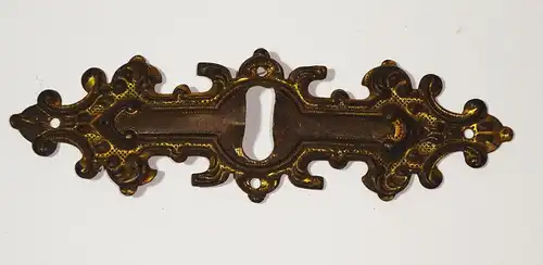 Old Möbelbeschlag Gründerzeit Messing um 1880 