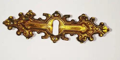 Old Möbelbeschlag Gründerzeit Messing um 1880 