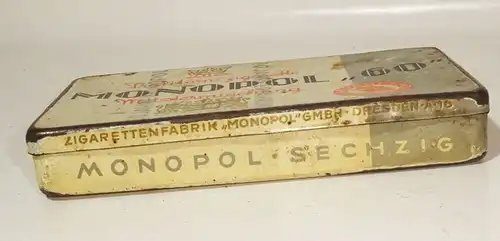 Alte Blechdose Monopol 60 Meistermischung Dresden 1930er Deko Box