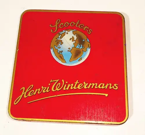 Scooters Henri Wintermans Blechdose tin box Zigarettendose 