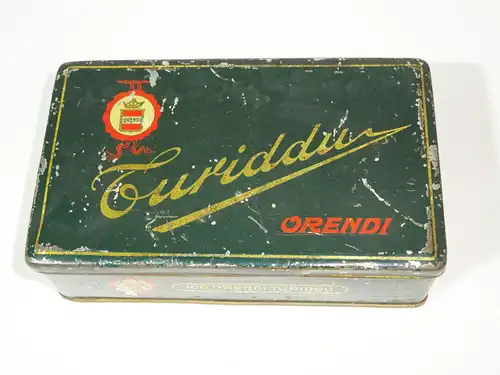 Orendi Cigaretten Fabrik Berlin Blechdose um 1910 Zigaretten