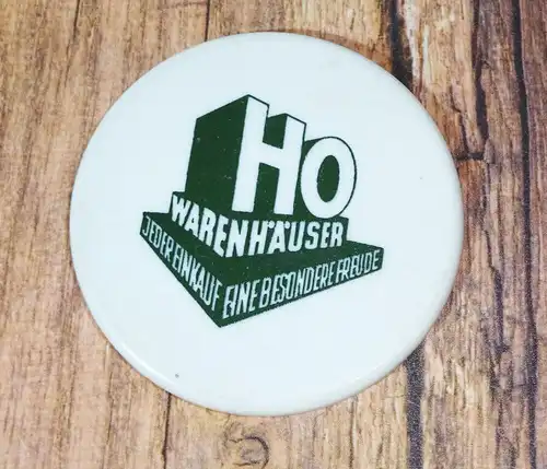 Reklame Spiegel HO Kaufhaus Warenhäuser DDR