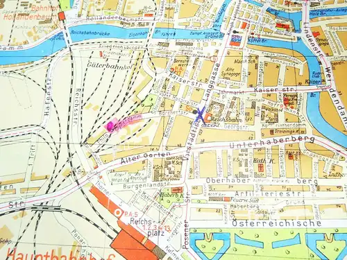 Stadtplan von Königsberg / Pr. 1962 ! (H2