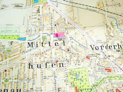 Stadtplan von Königsberg / Pr. 1962 ! (H2
