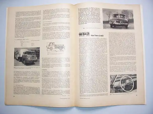 Zeitschrift Kraftfahrzeugtechnik 1 / 1964 Leipziger Frühjahrsmesse IFA (H3