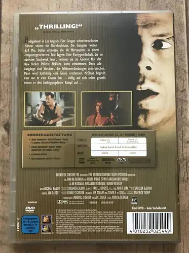 Bruce Willis Stirb Langsam DVD