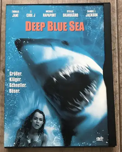 Film Deep Blue Sea Größer Klüger Schneller Böser DVD