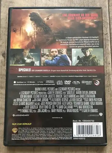 Film Godzilla DVD