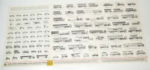 Prospekt Wiking 1972 Auto Modelle