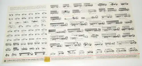 Prospekt Wiking 1972 Auto Modelle 