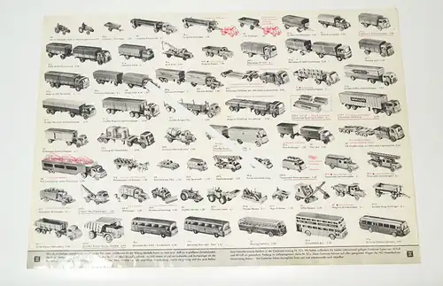 Wiking 1968 Prospekt Faltblatt 