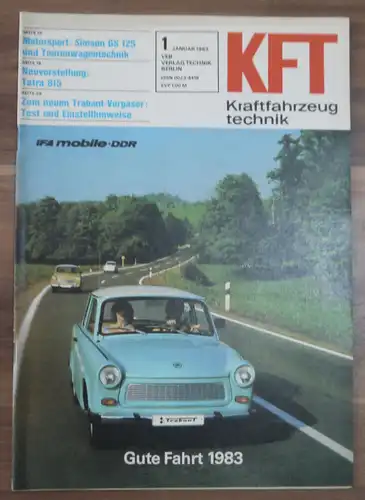 Motorsport Simson GS 125 und Tourenwagentechnik Tatra 815 KFT Heft Januar 1983