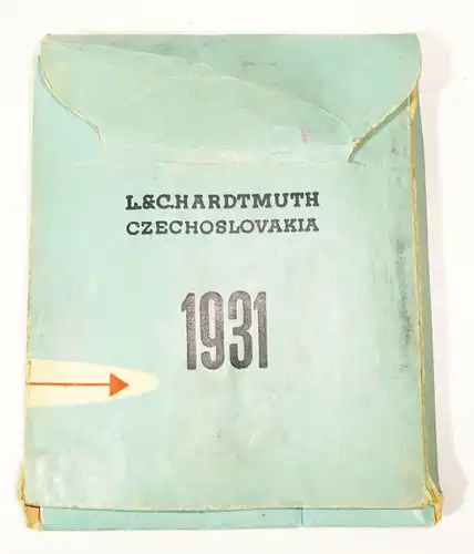 Hardtmuth 1931 Buntstifte Czechoslovakia Eishockey Motiv