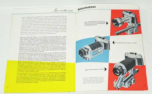 DDR Heft EXA II Kamera Fotoapparat Bedienungsanleitung Spiegelreflexkamera 1960