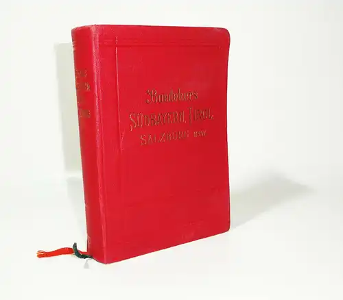 Baedeker Südbayern, Tirol, Salzburg usw. 1910 (B2