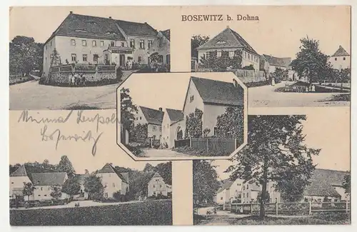 Ak Bosewitz bei Dohna Röhrsdorf um 1910 (A3620