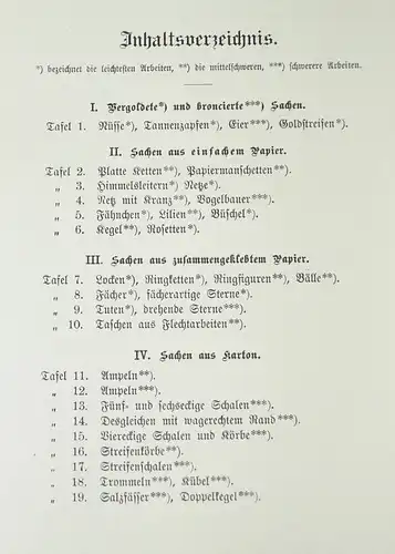 Christbaumschmuck zum selbst basteln Roesler Eckhardt 1908 Beschäftigung