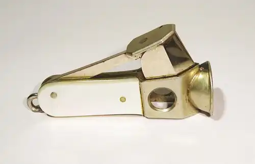 Alter Zigarettenabschneider Perlmut Optik Zigarillo Abschneider 