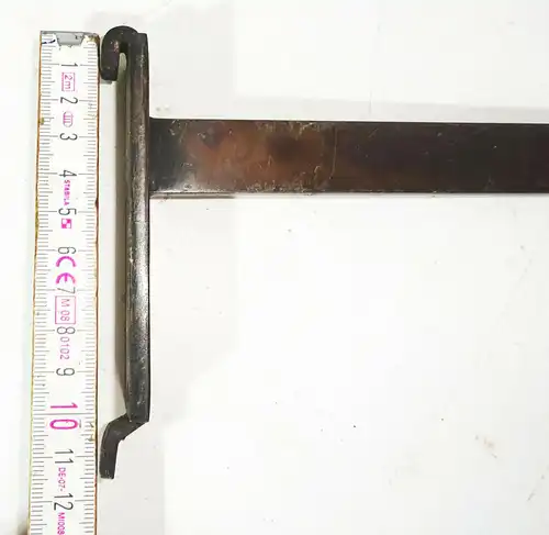 4 alte Metall Regalträger 19 cm für Schaufenster Lager zum einhaken Vintage !