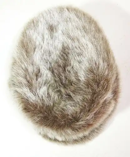 DDR Fellmütze Größe mg 58 Vintage Wintermütze VEB Elstermode Elsterwerda !