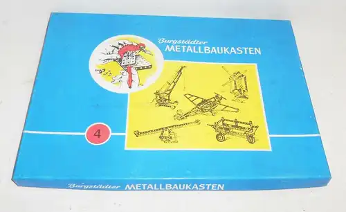 1 von 4 Burgstädter Metallbaukasten 4 DDR !