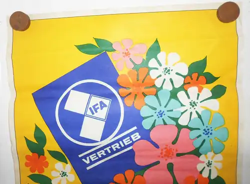DDR Plakat IFA Vertrieb Phönix Halle 1976 vintage poster 