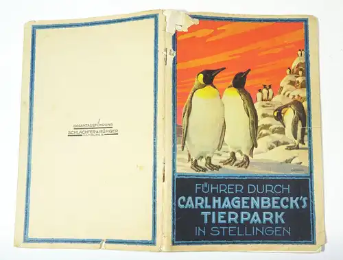 Führer durch Carl Hagenbeck Tierpark in Stellingen 1925