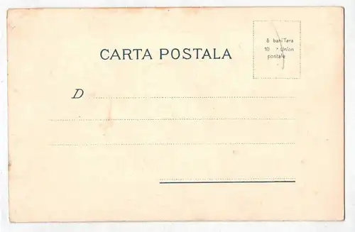 Litho  Ak Rumänien Briefmarken um 1910 