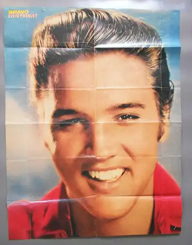 Bravo Poster Elvis Presley und Kim Wilde Vintage