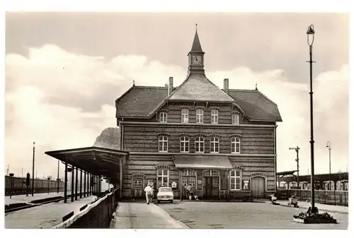 Ak Güsten Bahnhof Saale Wipper Kreis Straßfurt 1967 Garloff