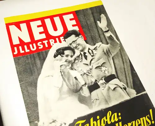 Altes Plakat Fabiola König meines Herzens Belgien Neue Illustrierte 1961