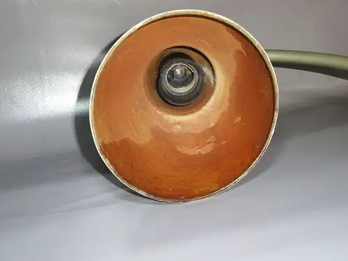 Art Deco Lampe Schreibtischlampe Bauhaus Leuchte Gussfuss Metall vintage