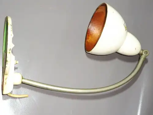 Art Deco Lampe Schreibtischlampe Bauhaus Leuchte Gussfuss Metall vintage