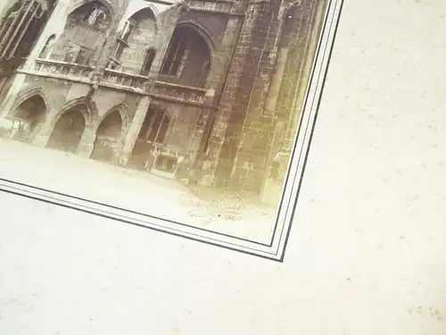 Foto Meißen Albrechtsburg Hoffasade um 1890 Ernst Schroeter Meissen 