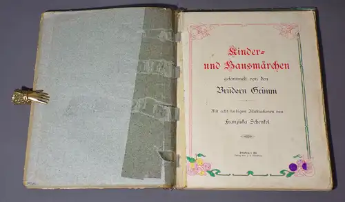 Grimms Märchen Bilder von Franziska Schenkel Steinkamp 1930er Buch