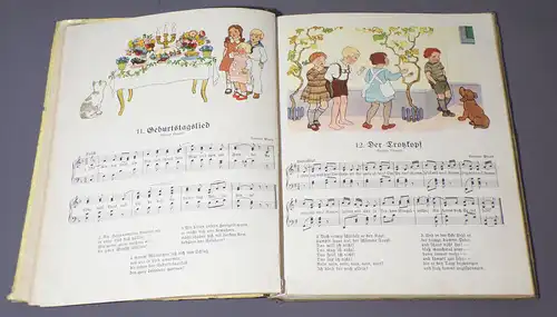 Kommt Kinder Singt Liederbuch Gertrud Caspari Leonore Pfund EA 1934 Kinderbuch