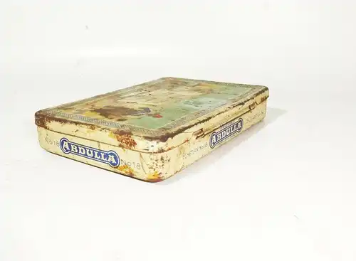 Alte Zigaretten Blechdose Abdulla Egyptian Blend 25er tin box Vintage tin box